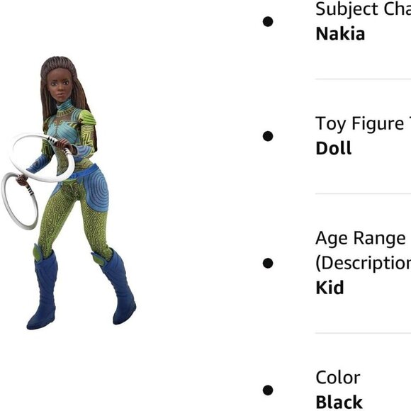 Fresh Fierce Marvel Black Panther: Wakanda Forever 11.5" Fashion Doll Nakia - Picture 1 of 7